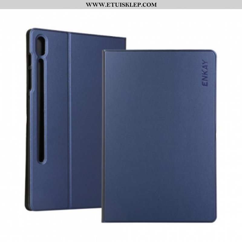 Etui do Samsung Galaxy Tab S8 / Tab S7 Sztuczna Skóra Enkay